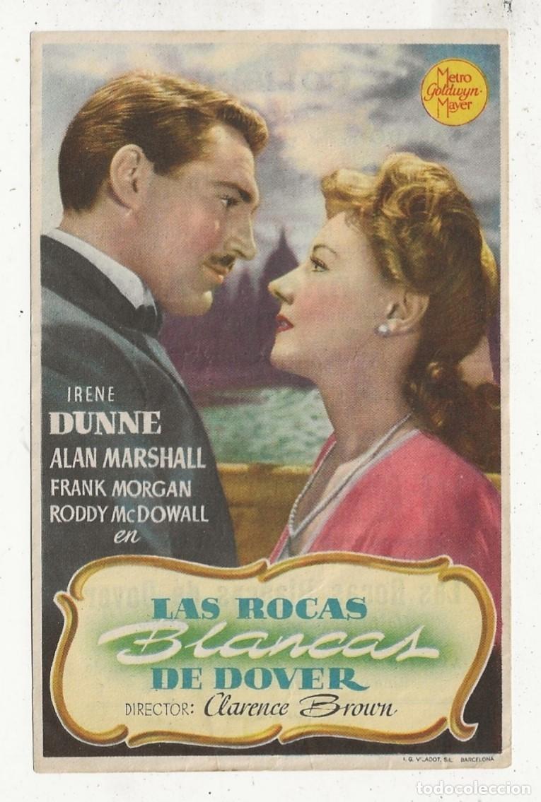 Cine: LAS ROCAS BLANCAS DE DOVER - PROGRAMA FOLLETO DE CINE - Foto 1