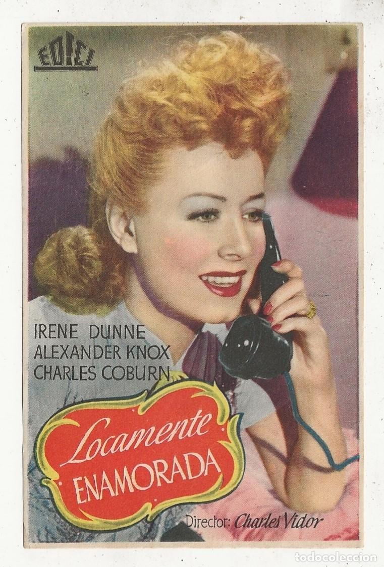 Cine: LOCAMENTE ENAMORADA - PROGRAMA FOLLETO DE CINE - Foto 1