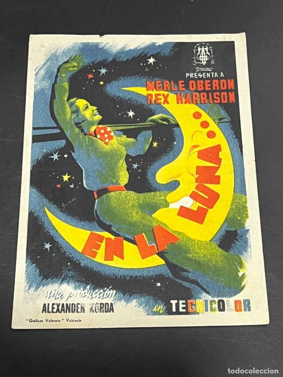 Cine: PROGRAMA DE CINE. EN LA LUNA.. MERLE OBER&Oacute;N, REX HARRISON. - Foto 1