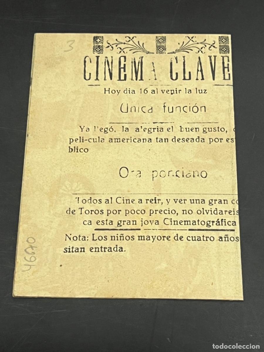 Cine: PROGRAMA DE CINE. ORA PONCIANO. REY SORIA. - Foto 2