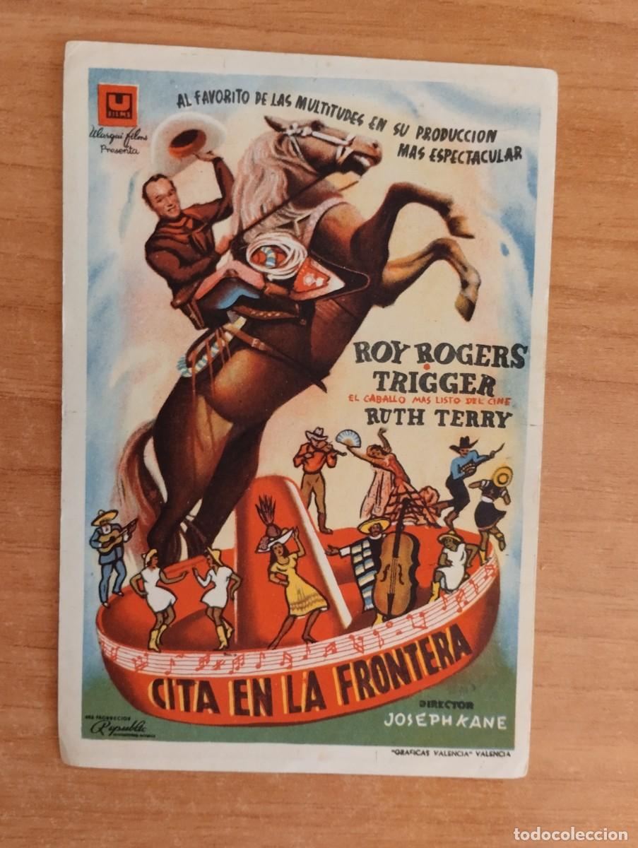 Cine: AZUL2-PROGRAMA DE CINE DE LA PELICULA--- CITA EN LA FRONTERA - Foto 1