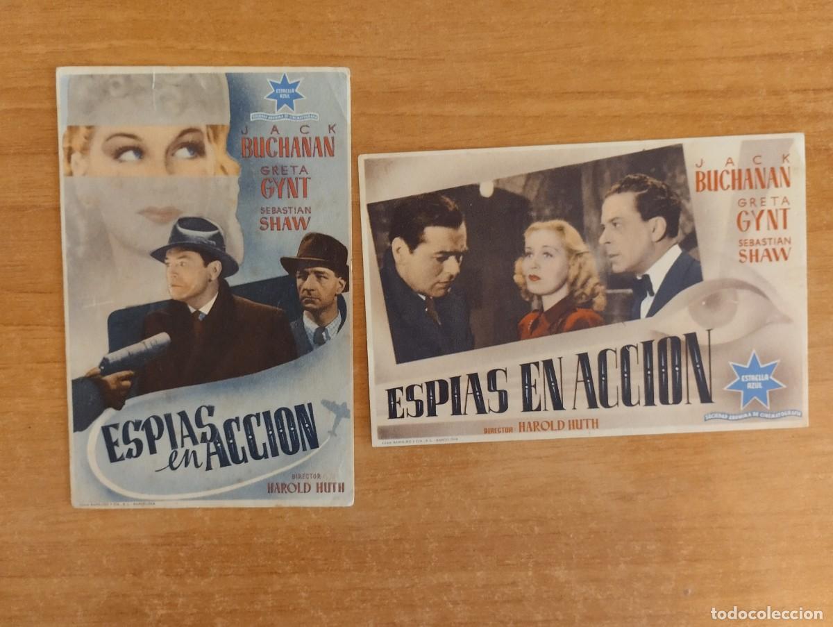 Cine: AZUL2-PROGRAMA DE CINE DE LA PELICULA--- ESPIAS EN ACCION