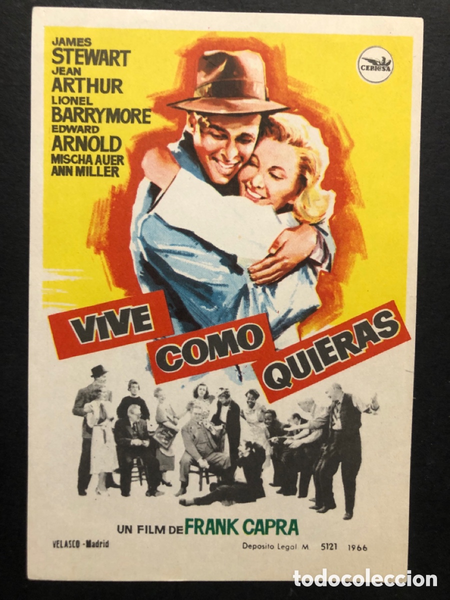 Cine: Programa vive como quieras jean arthur james stewart A7 - Foto 1