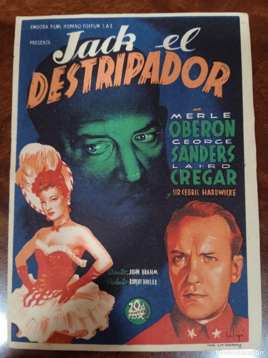 Cine: TAMMY-- PROGRAMA DE CINE--JACK EL DESTRIPADOR C.T.