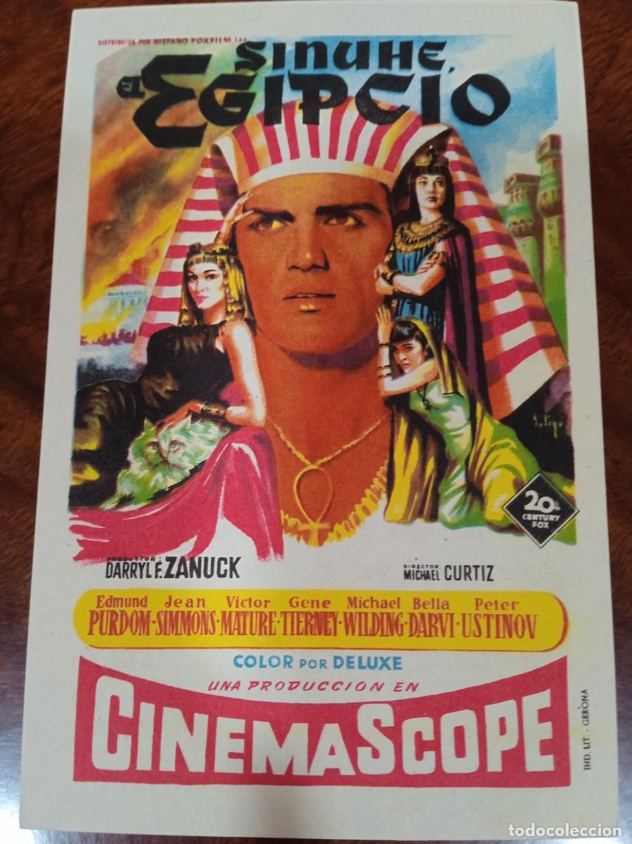 Cine: TAMMY-- PROGRAMA DE CINE--SINUHE EL AGIPCIO C.T.