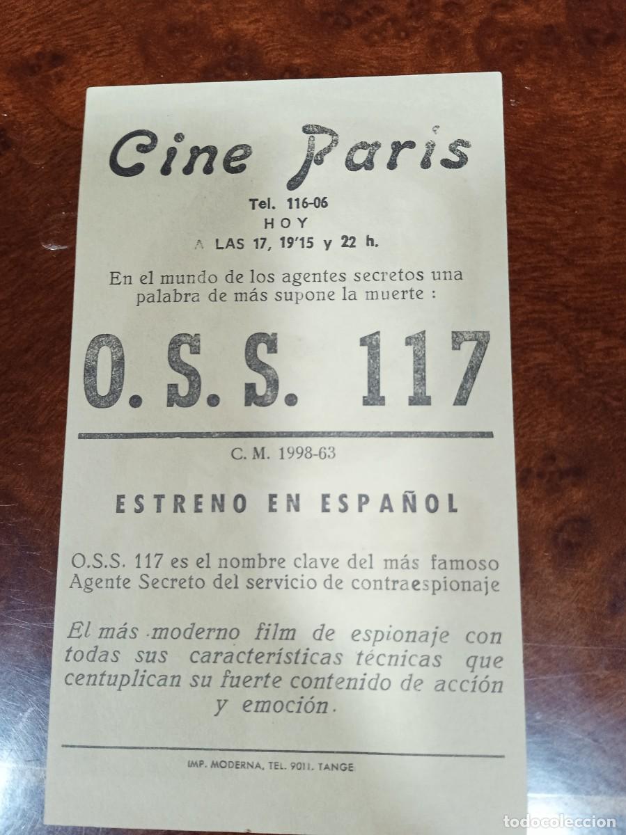 Cine: TAMMY-- PROGRAMA DE CINE --O.S.S. 117 C.T. - Foto 2