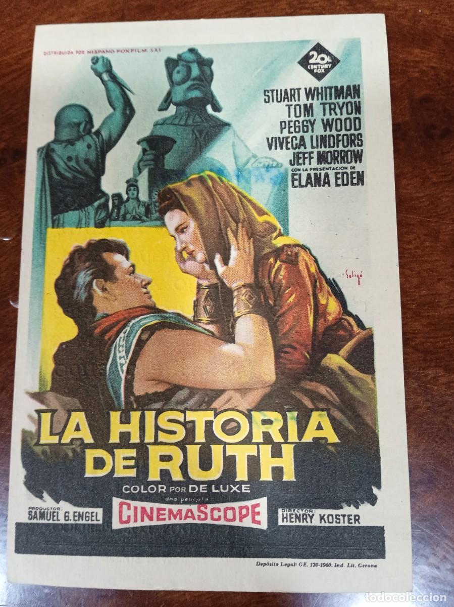 Cine: TAMMY-- PROGRAMA DE CINE --LA HISTORIA DE RUTH C.T.