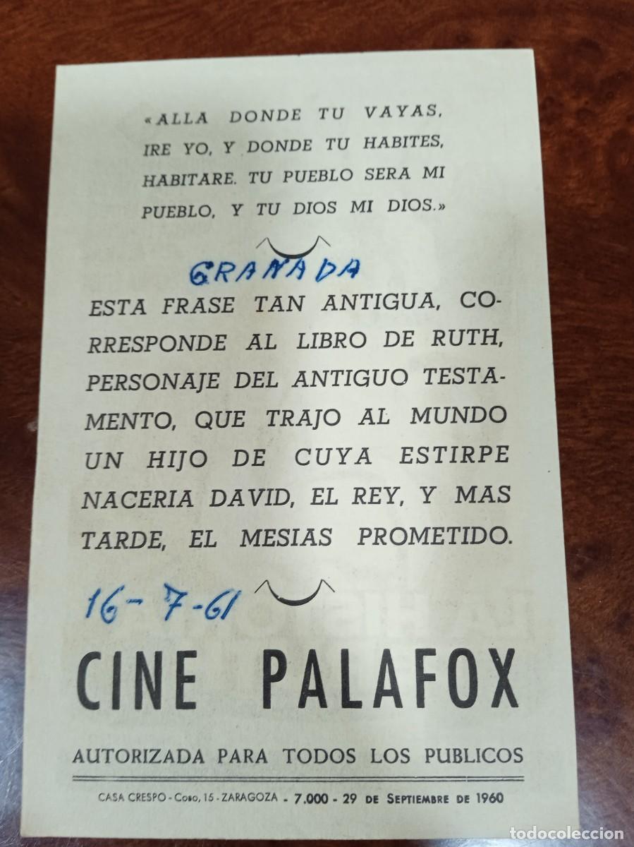 Cine: TAMMY-- PROGRAMA DE CINE --LA HISTORIA DE RUTH C.T. - Foto 2