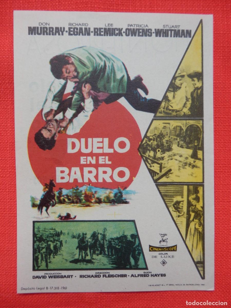 Cine: DUELO EN EL BARRO, DON MURRAY, C/PUBLI MONTERROSA REUS, IMPECABLE - Foto 1