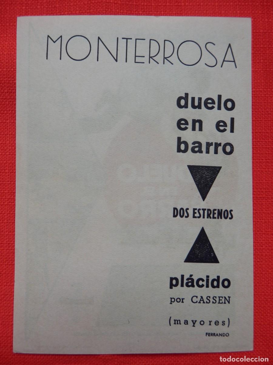 Cine: DUELO EN EL BARRO, DON MURRAY, C/PUBLI MONTERROSA REUS, IMPECABLE - Foto 2