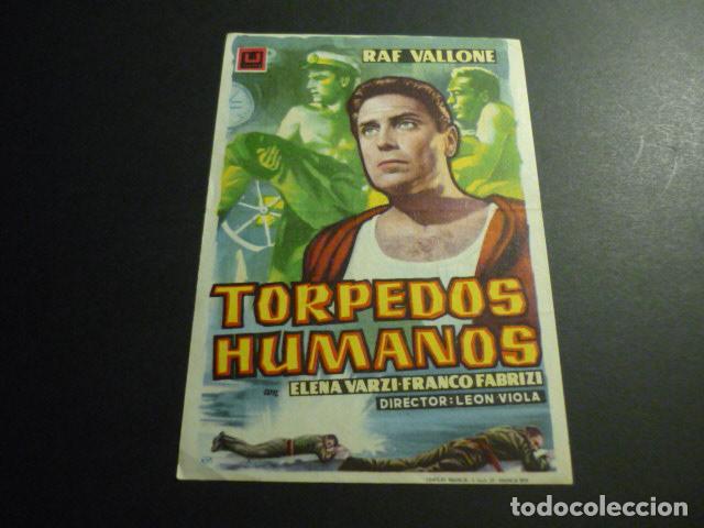 Cine: TORPEDOS HUMANOS PROGRAMA DE CINE PRINCIPAL VALENCIA - Foto 1