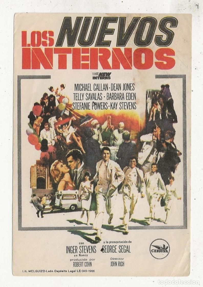 Cine: LOS NUEVOS INTERNOS - PROGRAMA FOLLETO DE MANO CINE - Foto 1