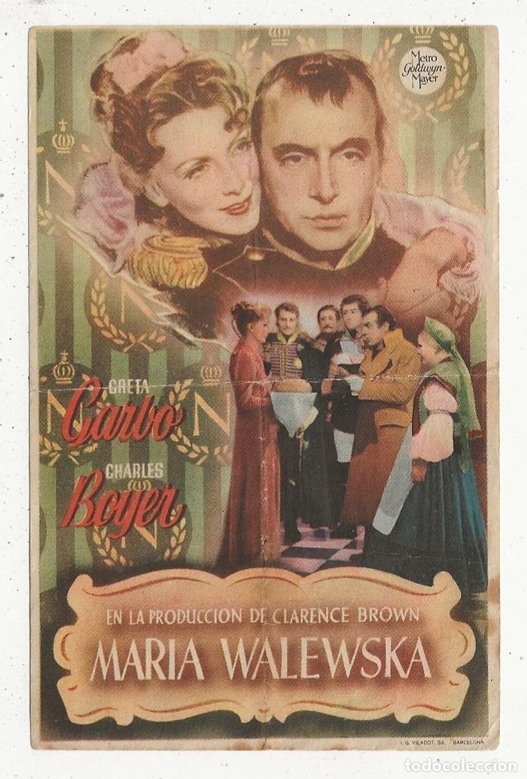 Cine: MARIA WALEWSKA - PROGRAMA FOLLETO DE MANO CINE - Foto 1