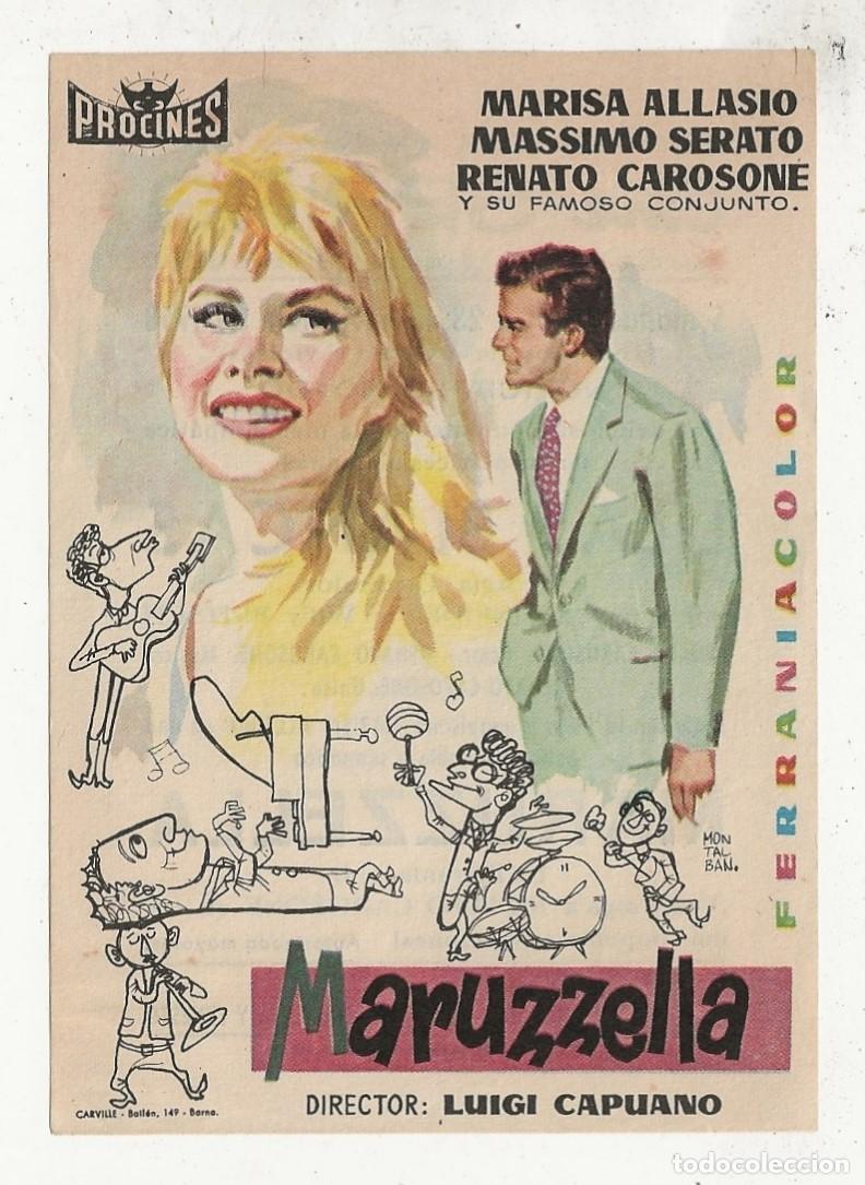 Cine: MARUZZELLA - PROGRAMA FOLLETO DE MANO CINE - Foto 1
