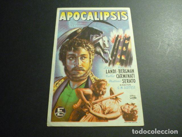 Cine: APOCALIPSIS PROGRAMA DE CINE CON PUBLICIDAD CINE RIALTO LOGRO&Ntilde;O - Foto 1