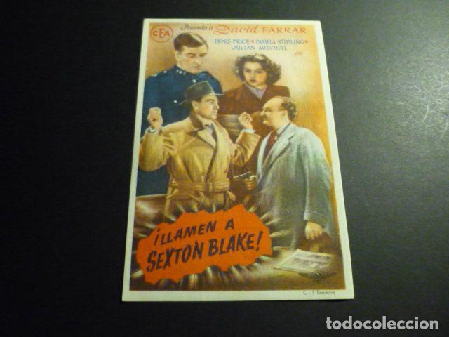 Kino: LLAMEN A SEXTON BLAKE PROGRAMA DE CINE CON PUBLICIDAD CINEMA RIALTO CASTELLON