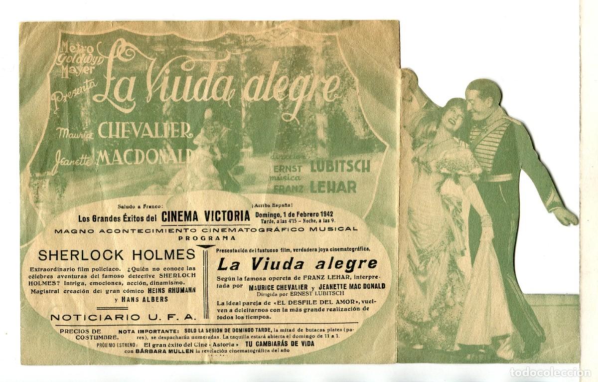 Cine: LA VIUDA ALEGRE, con Maurice Chevalier. - Foto 1