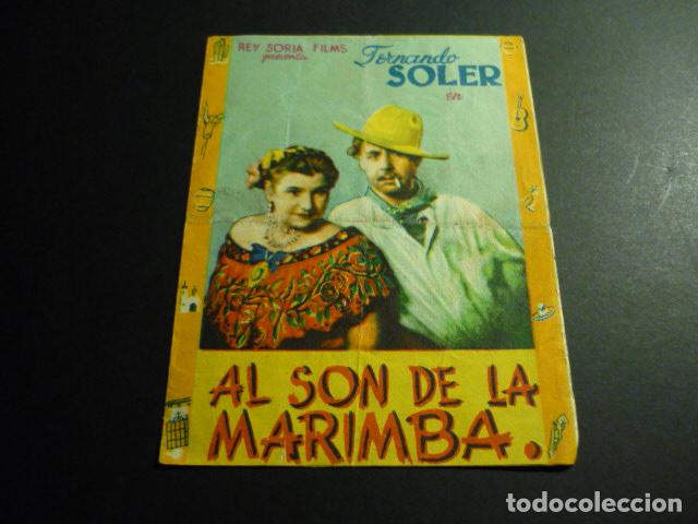 Kino: AL SON DE LA MARIMBA PROGRAMA DE CINE DOBLE CON PUBLICIDAD CINE IDEAL VALENCIA