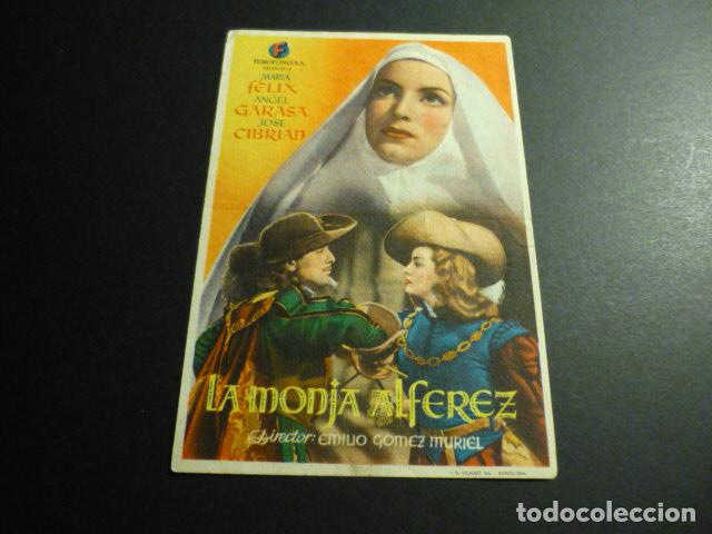 Cine: LA MONJA ALFEREZ PROGRAMA DE CINE CON PUBLICIDAD CINEMA PROYECCIONES CIUDAD REAL