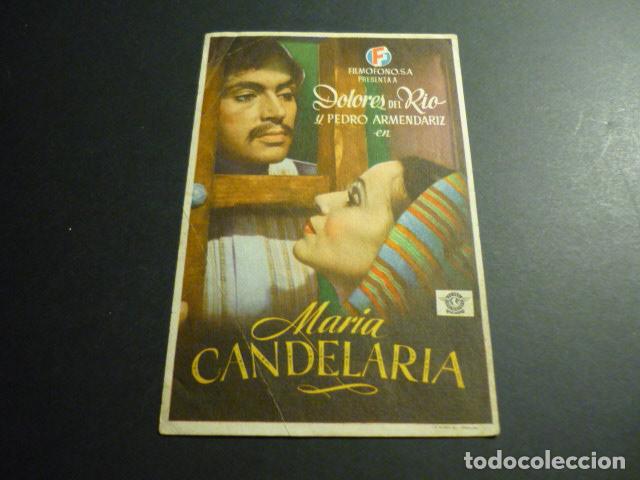 Cine: MARIA CANDELARIA PROGRAMA DE CINE CON PUBLICIDAD CINE PRINCIPAL - Foto 1