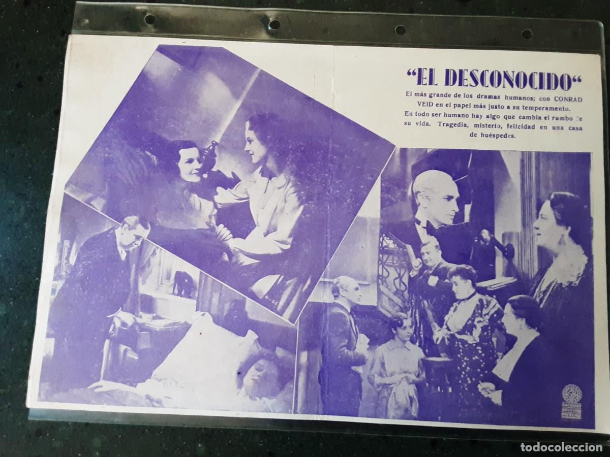 Cine: El desconocido, Conrad Veidt, programa doble 1939 - Foto 2
