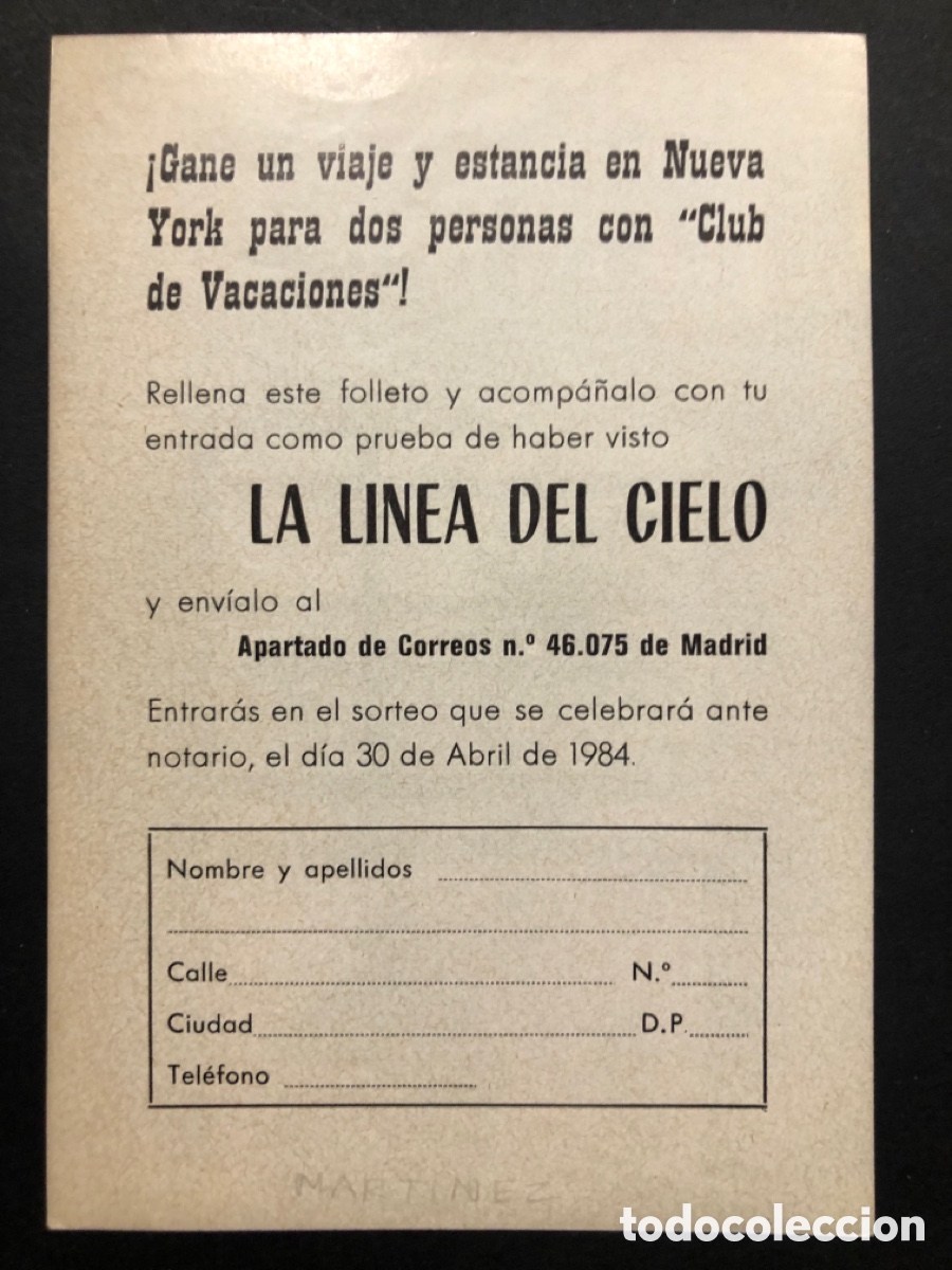 Cine: Programa la l&iacute;nea del cielo antonio resines con publicidad A9 - Foto 2