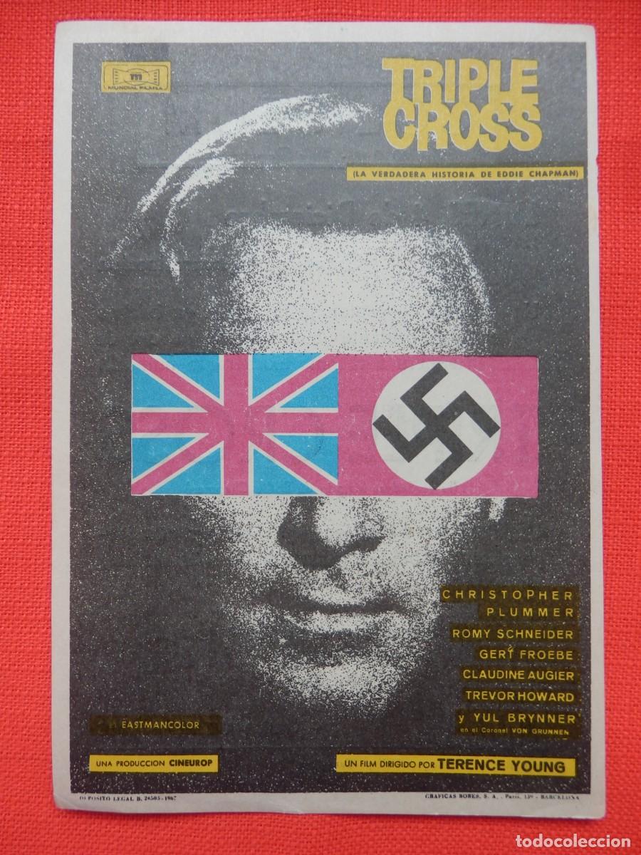 Cine: TRIPLE CROSS, CHRISTOPHER PLUMMER, C/PUBLI COLISEUM TARRAGONA, IMPECABLE - Foto 1