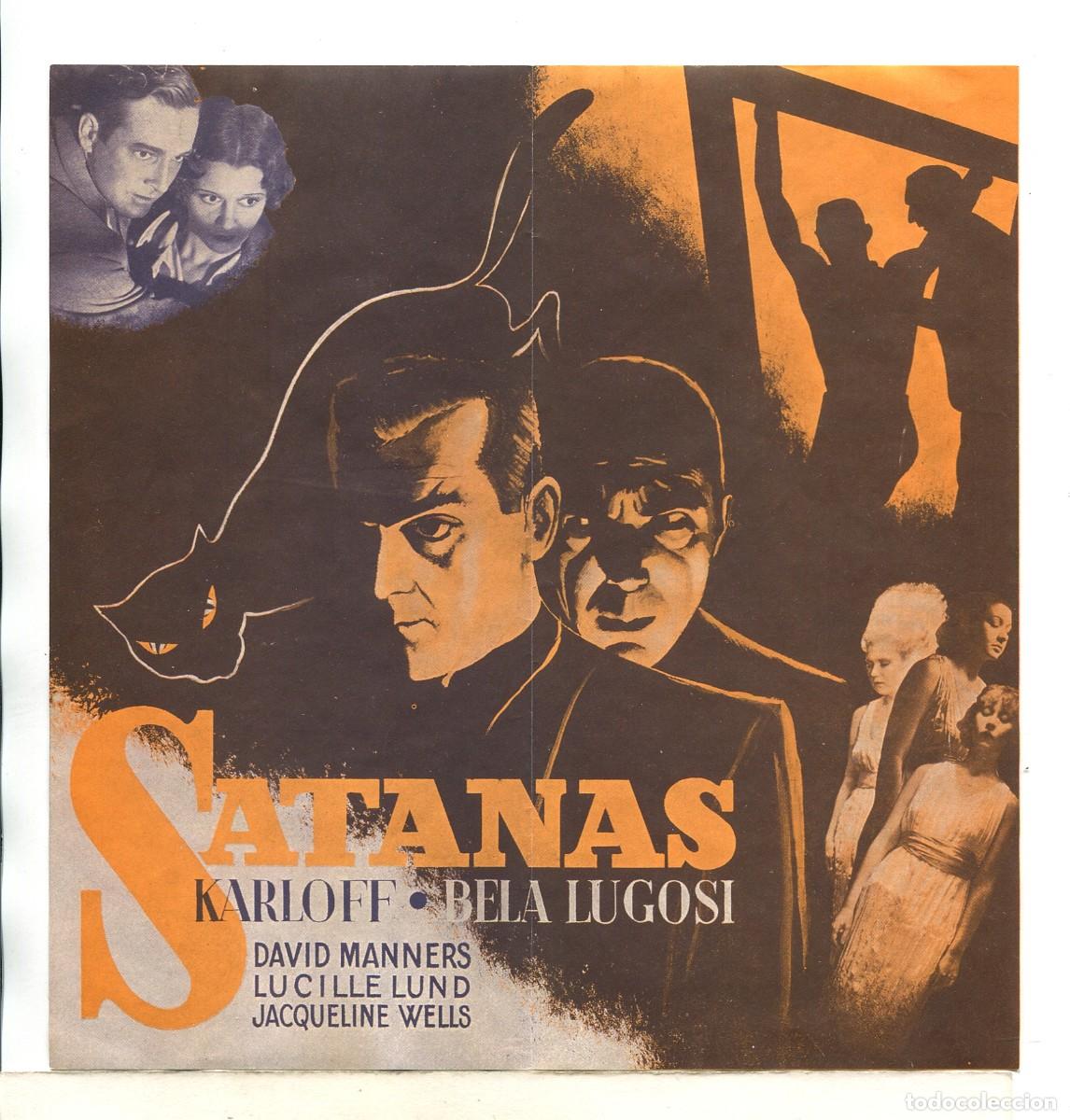 Cine: SATAN&Aacute;S, con Boris Karloff. FACS&Iacute;MIL. - Foto 2