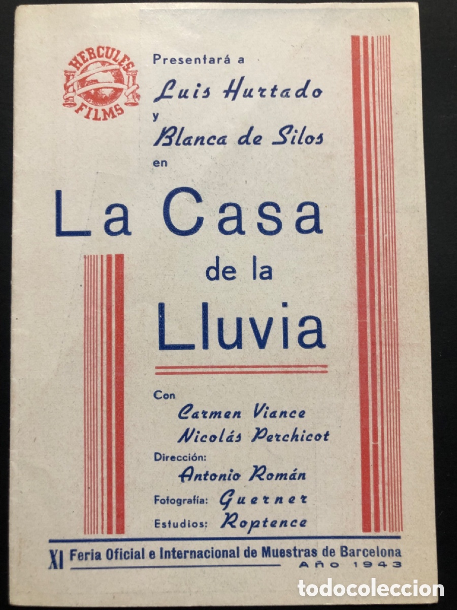 Cine: Programa la casa de la lluvia luis hurtado blanca de silos A9 - Foto 1