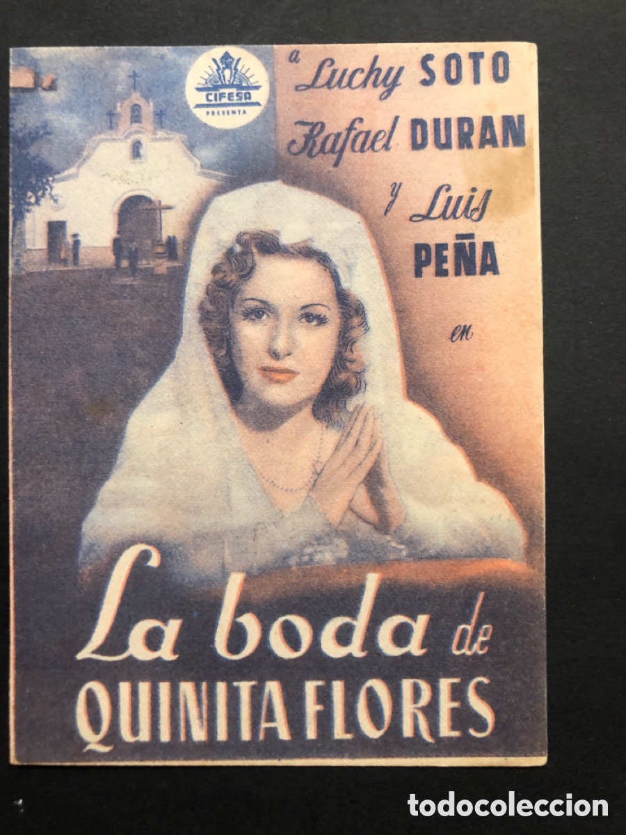 Kino: Programa la boda de quinita flores luchy soto con publicidad ideal cinema A9
