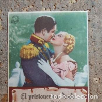 Cine: FOLLETO DE MANO DE LA PEL&Iacute;CULA EL PRISIONERO DE ZENDA CON PUBLICIDAD