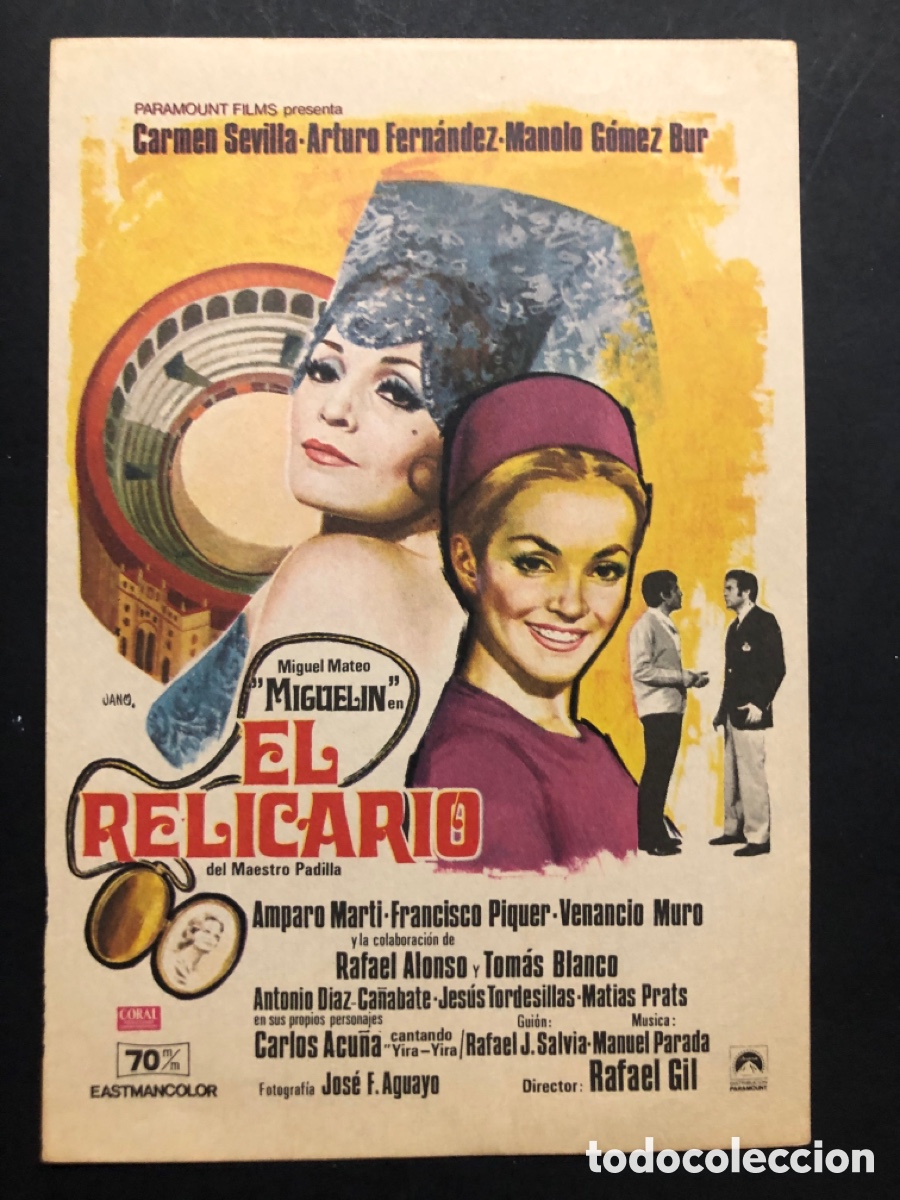 Cine: Programa el relicario carmen sevilla A9 - Foto 1