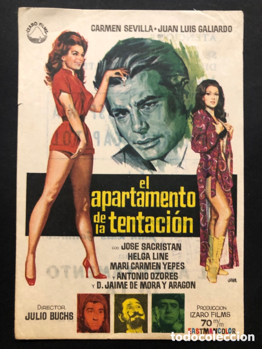 Cine: Programa el apartamento de la tentacion carmen sevilla con publicidad Rialto hispania A9