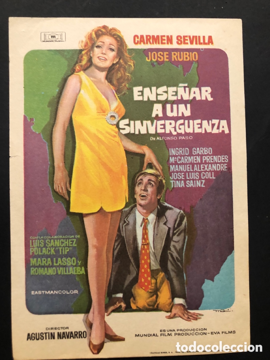 Cine: Programa ense&ntilde;ar a un sinverg&uuml;enza carmen sevilla A9