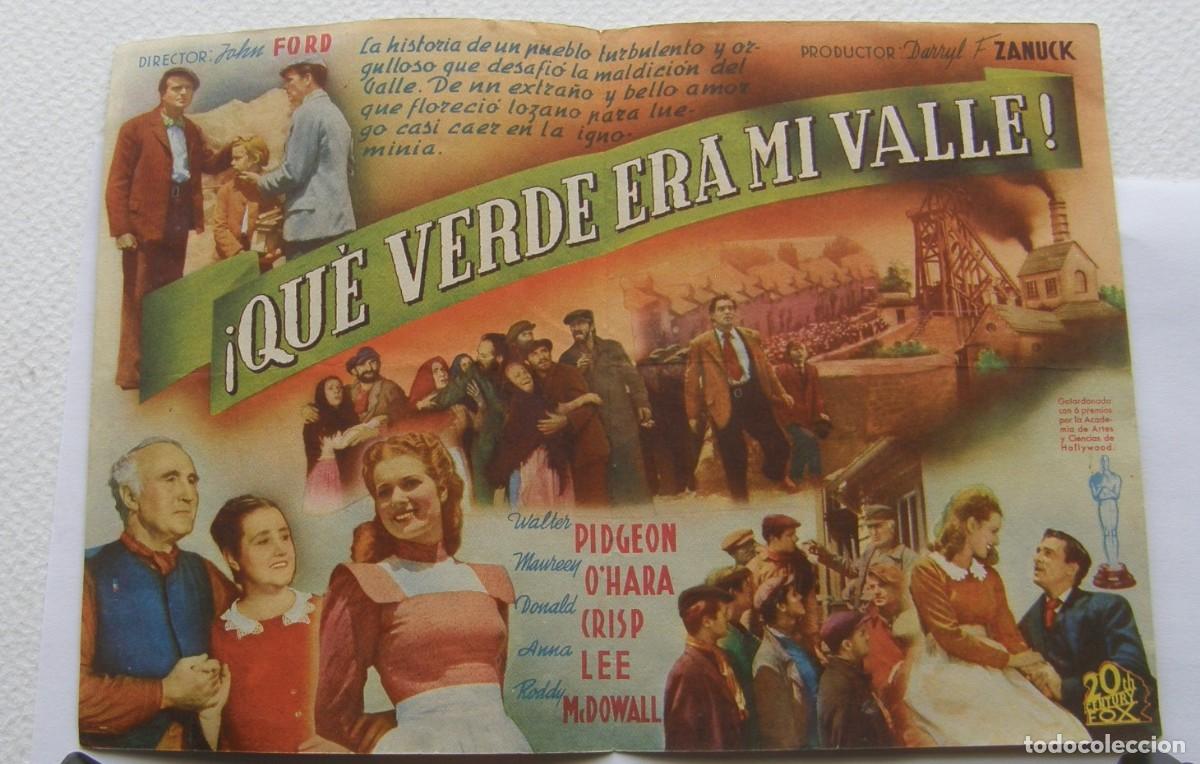 Cine: PROGRAMA DE CINE QUE VERDE ERA MI VALLE - Foto 2