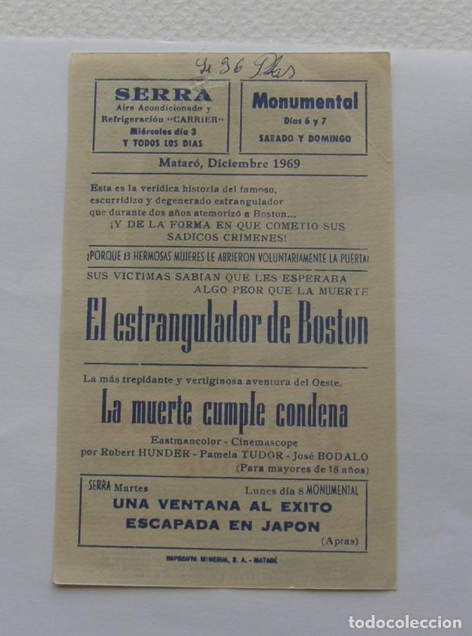 Cine: PROGRAMA DE CINE EL ESTRANGULADOR DE BOSTON - Foto 2