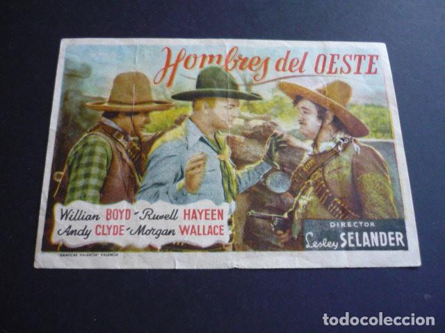 Cine: HOMBRES DEL OESTE PROGRAMA DE CINE SIN PUBLICIDAD - Foto 1