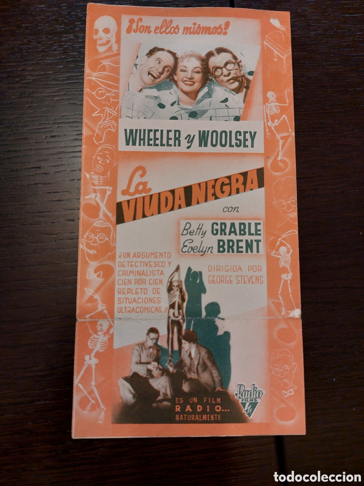 Cine: Programa doble La Viuda Negra con Wheeler y Woosley, sin publicidad. - Foto 1