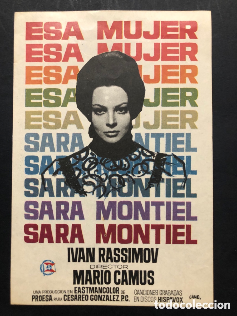 Cine: Programa esa mujer sara Montiel A9 - Foto 1