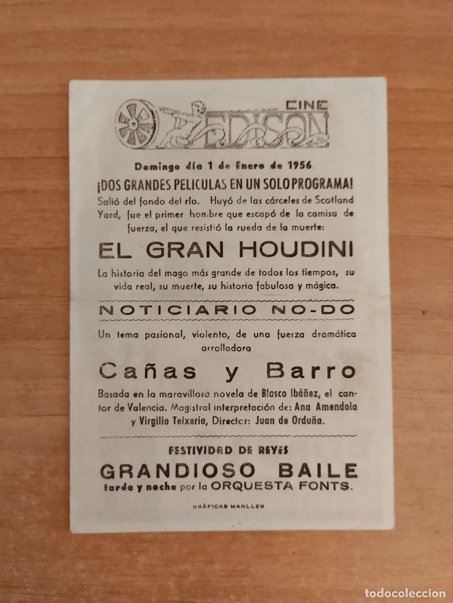 Cine: AZUL2-- PROGRAMA DE CINE -- EL GRAN HOUDINI CT - Foto 2