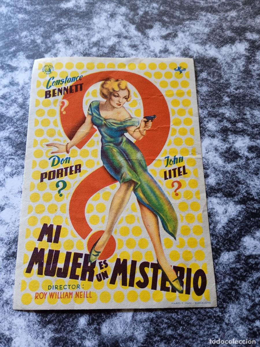 Cine: Mi mujer es un misterio con publicidad Cine Alkazar M&aacute;laga