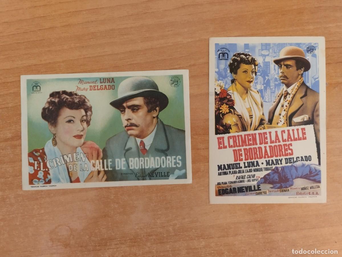 Cine: AZUL2-- PROGRAMA DE CINE --- EL CRIMEN DE LA CALLE DE BORDADORES - Foto 1