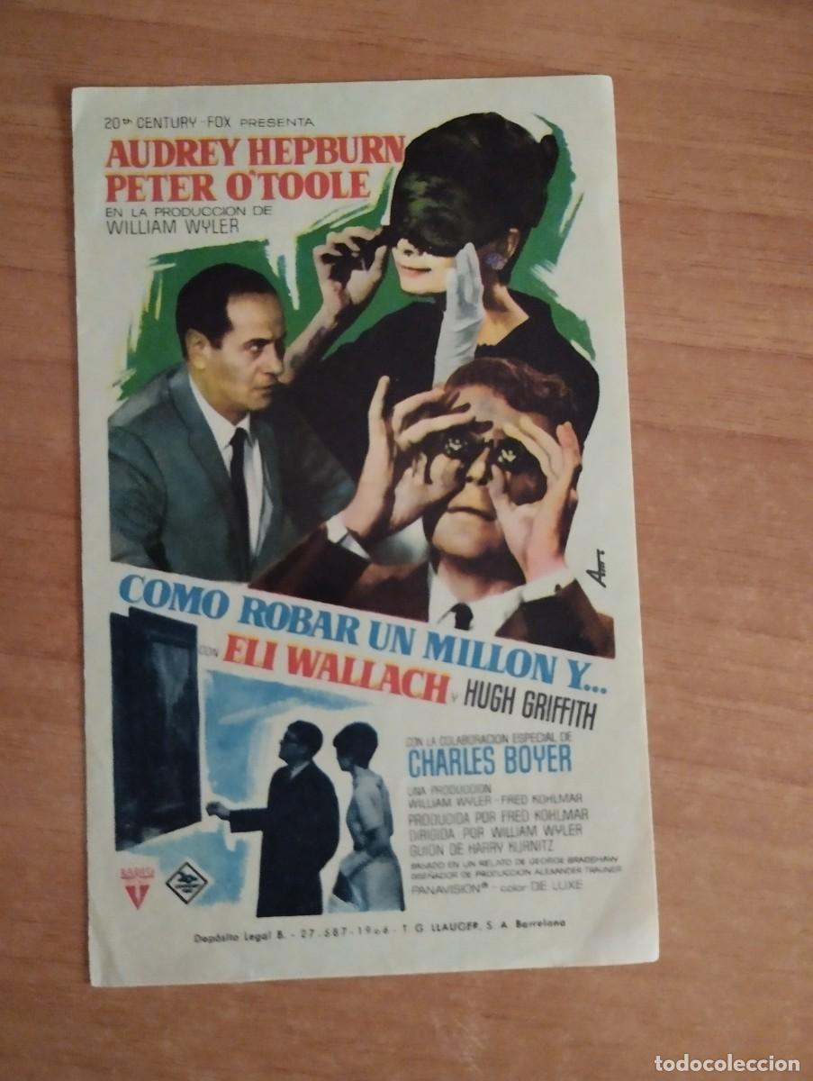 Cine: ARA-PROGRAMA DE CINE--- COMO ROBAR UN MILLON Y - Foto 1