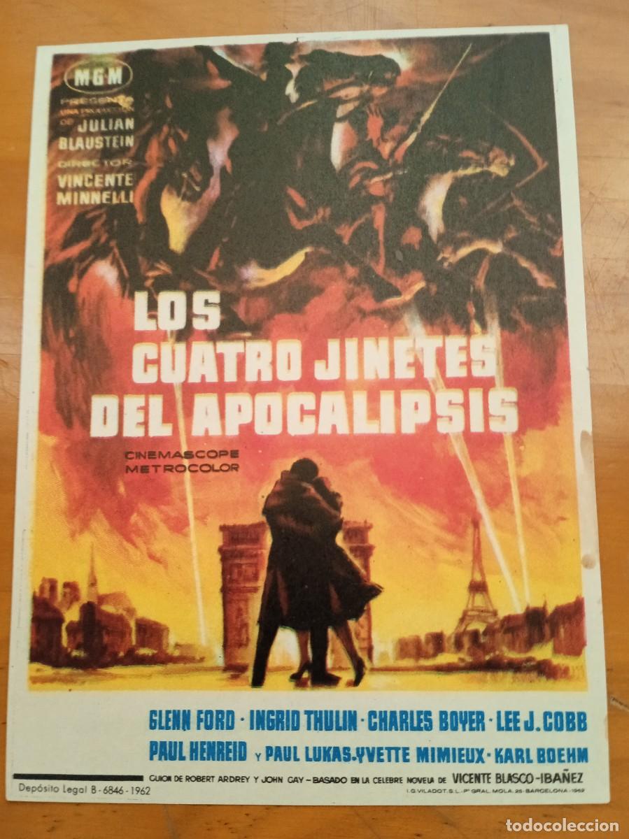 Cine: TAMMY--PROGRAMA DE CINE--LOS CUATRO JINETES DEL APOCALIPSIS