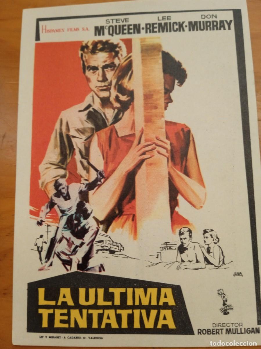 Cine: TAMMY-- PROGRAMA DE CINE--LA ULTIMA TENTATIVA