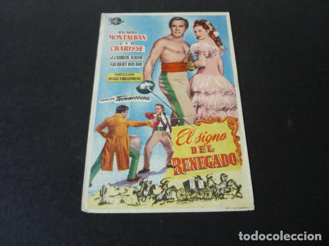 Kino: EL SIGNO DEL RENEGADO PROGRAMA DE CINE CON PUBLICIDAD CINE MARI LEON