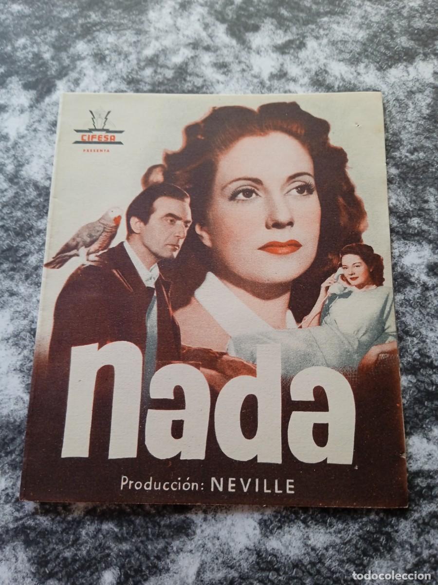 Folhetos de m&atilde;o de filmes antigos de cinema: Nada Doble