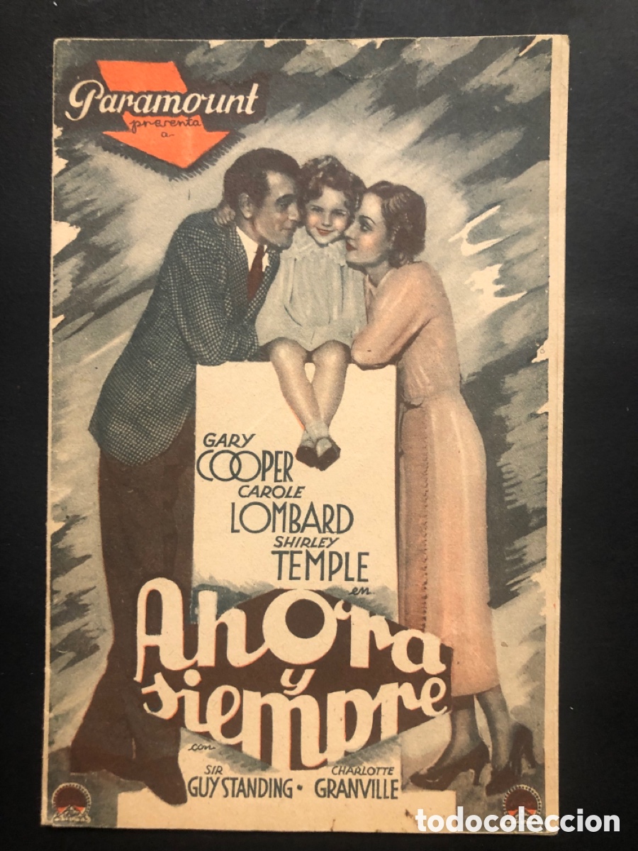 Cine: Programa ahora y siempre Gary Cooper con publicidad cine centro republicano segorbe A10