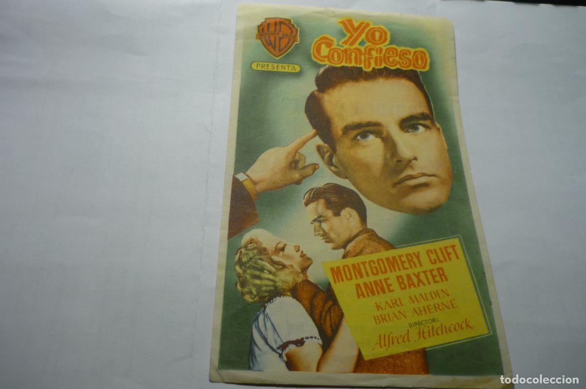 Cinema: programa yo confieso m.clift publicidad