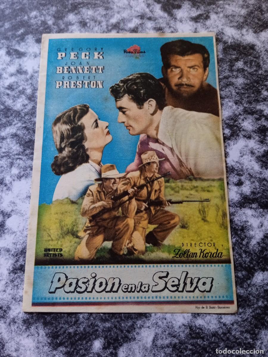 Cine: Pasion en la selva con publicidad Cine Echegaray M&aacute;laga